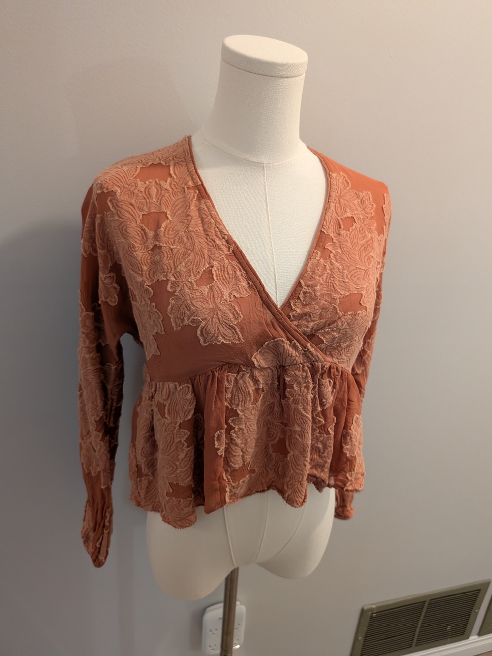 Wilfred XXS Rust Orange Top